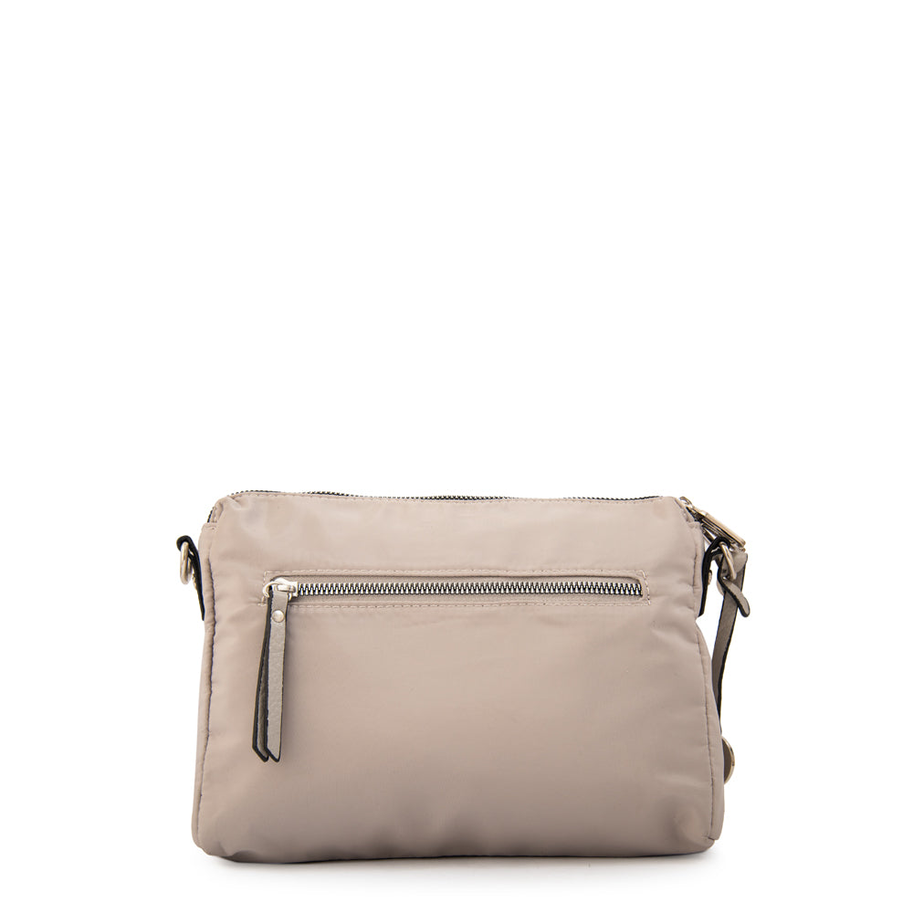 Cartera bandolera nuit mediana gris