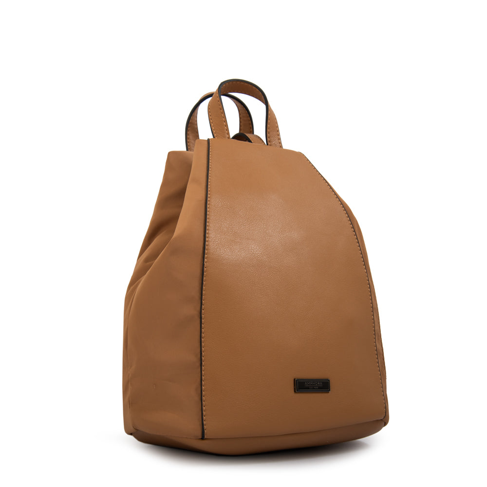 Mochila cloe mediana beige oscuro