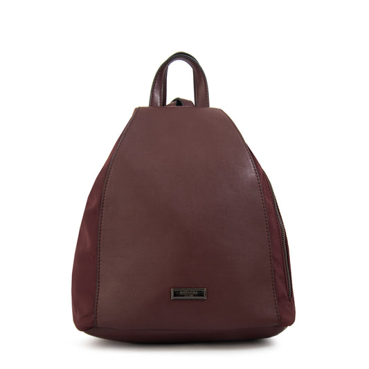 Mochila cloe mediana burdeo