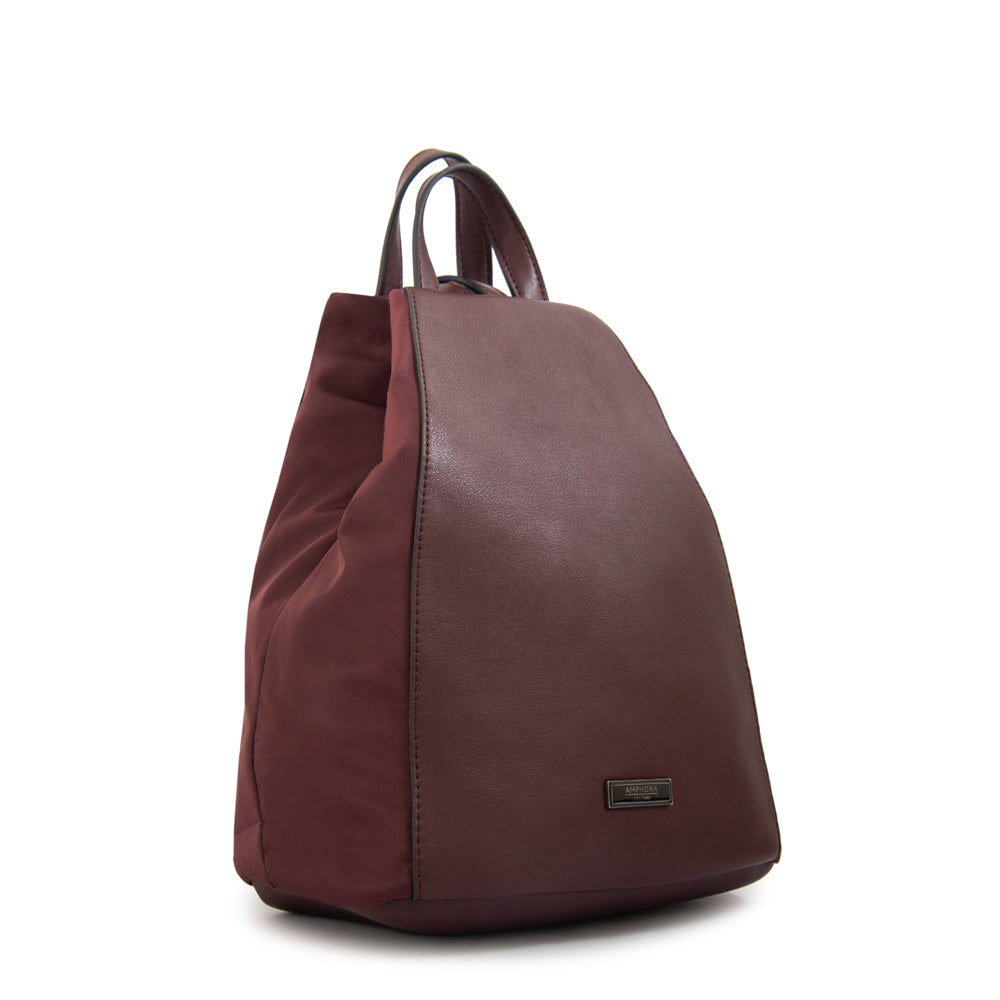 Mochila cloe mediana burdeo
