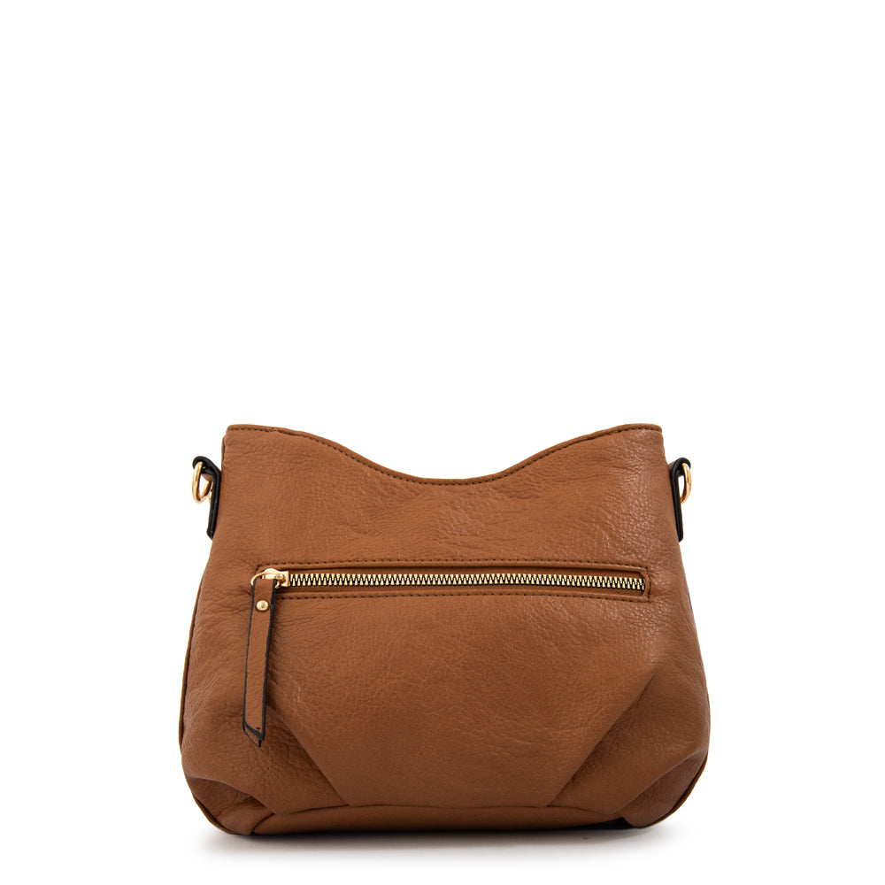 Cartera bandolera katherine mediana café