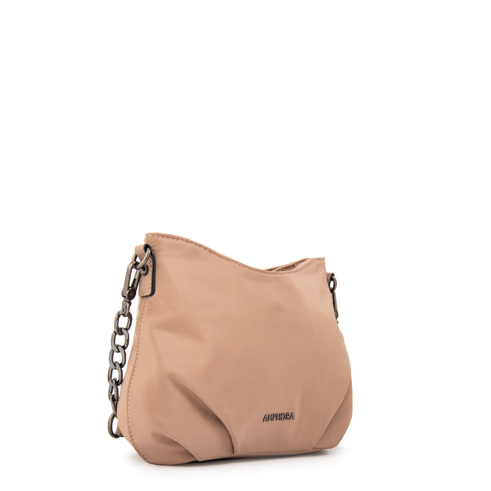Cartera bandolera katherine mediana beige oscuro