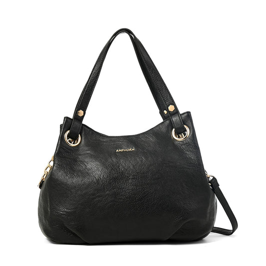 Cartera tote tres divisiones katherine mediana negro
