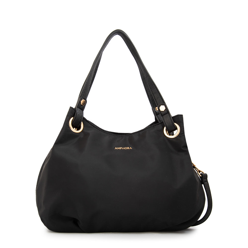 Cartera tote tres divisiones katherine mediana negro