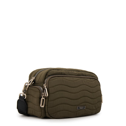 Cartera bandolera evelyn mediana verde oliva