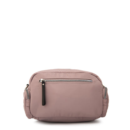 Cartera bandolera evelyn mediana rosa viejo