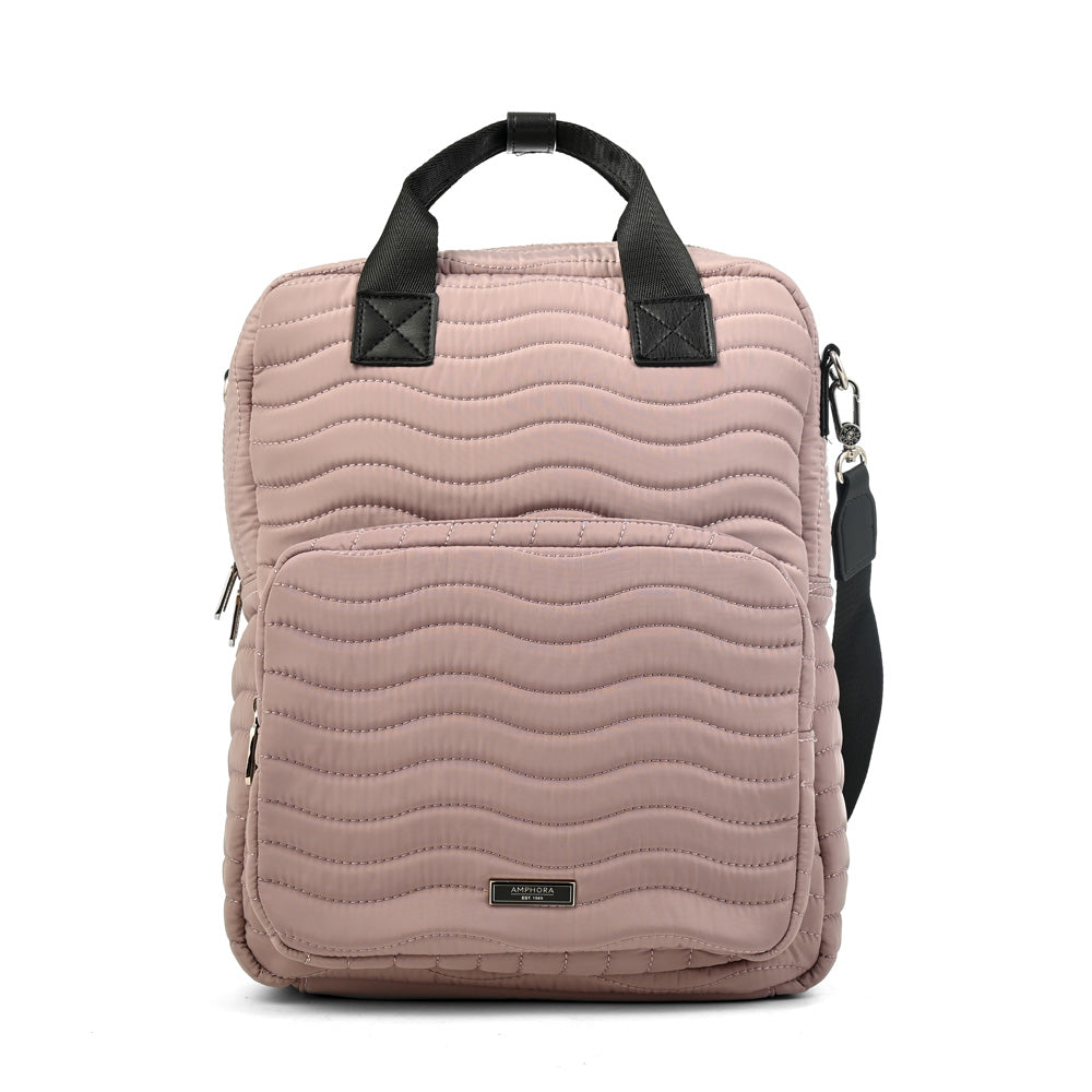 Mochila evelyn mediana rosa viejo