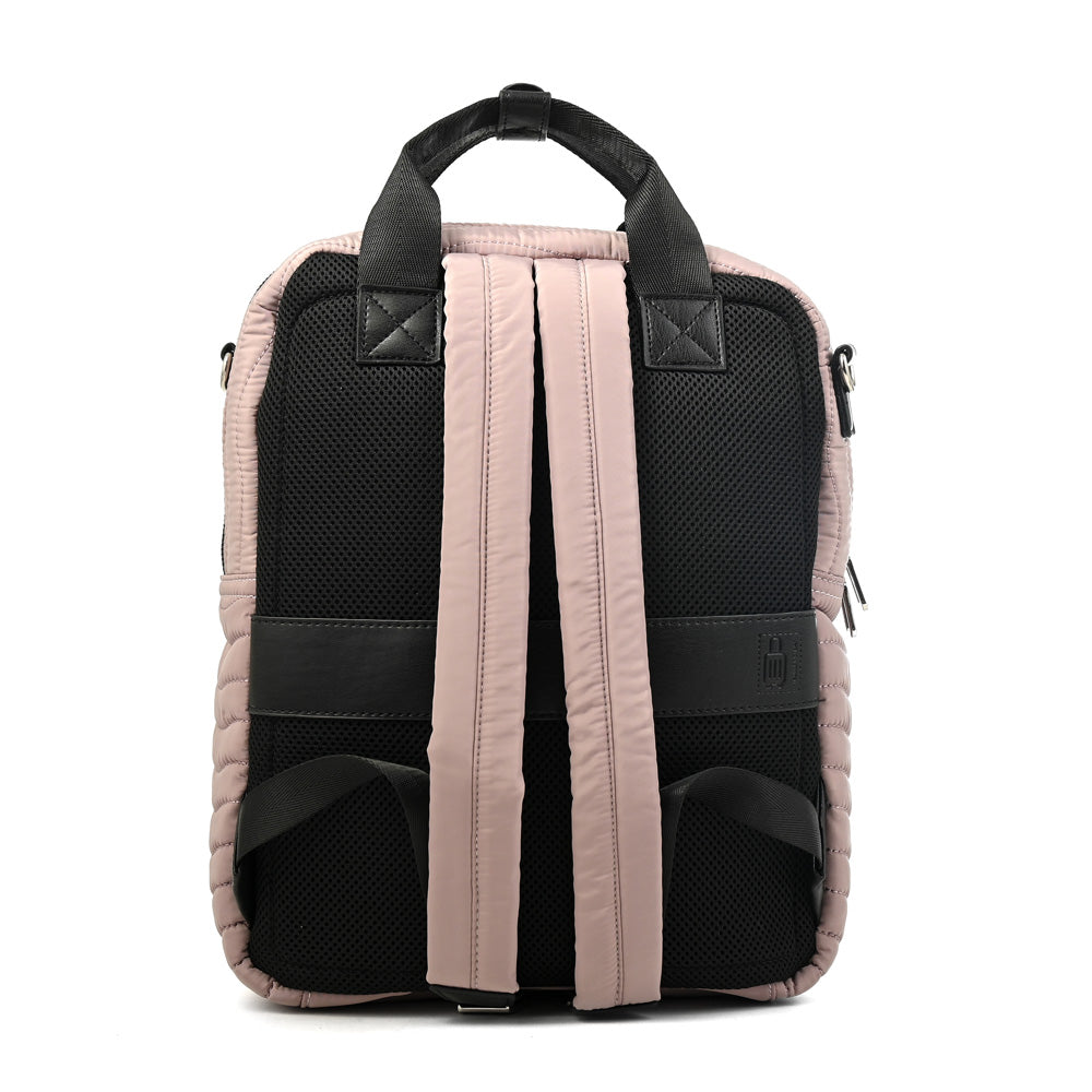 Mochila evelyn mediana rosa viejo