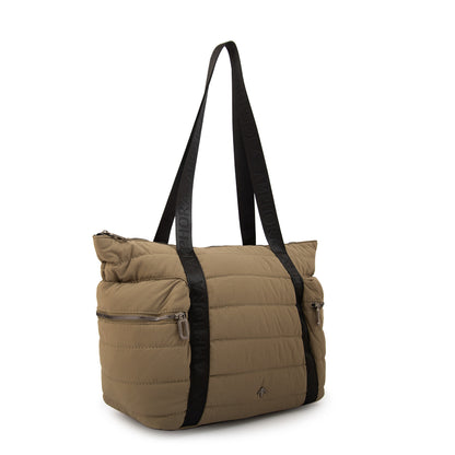 Cartera tote simona grande verde oliva