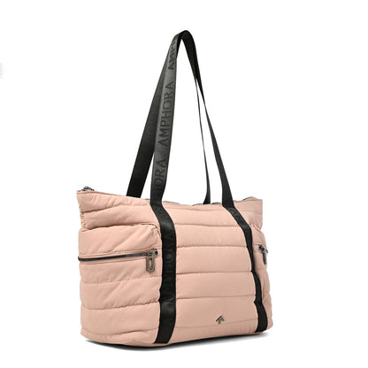 Cartera tote simona grande rosa viejo