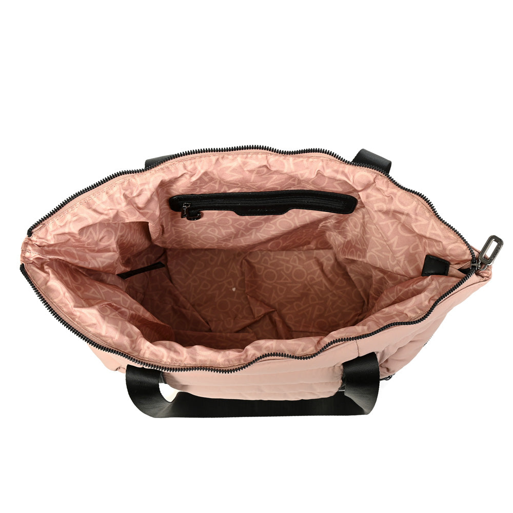 Cartera tote simona grande rosa viejo