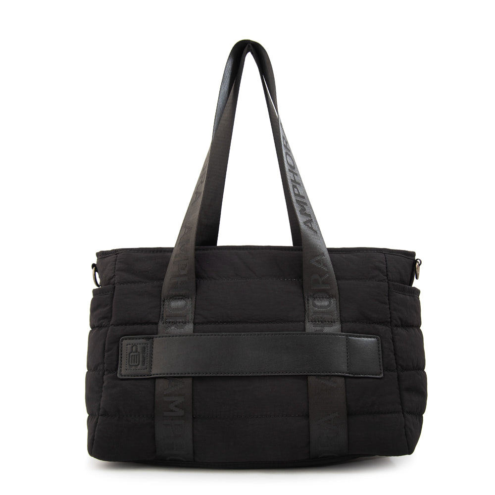 Cartera tote simona mediana negro