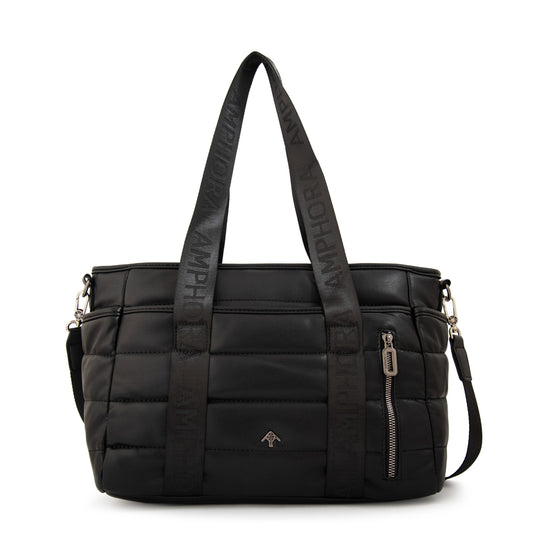 Cartera tote simona mediana negro