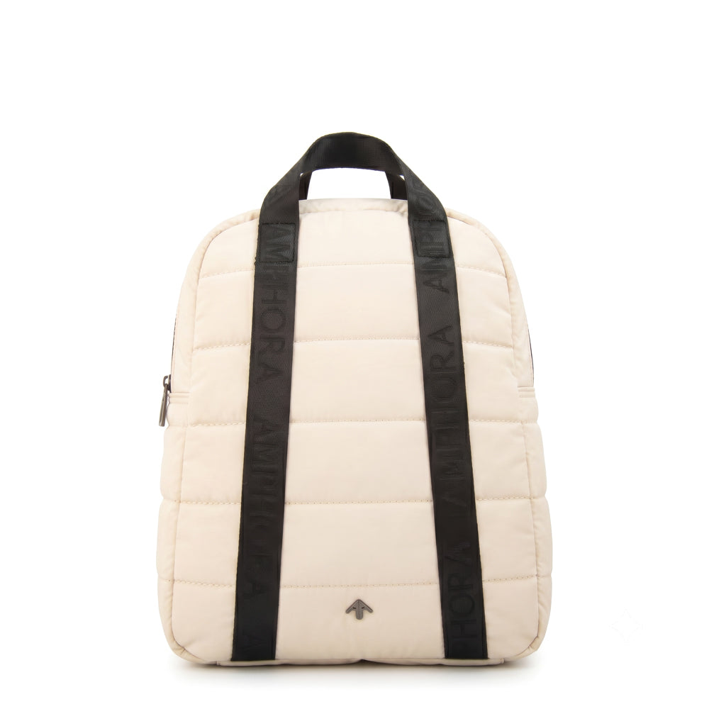 Mochila porta notebook simona grande blanco crudo