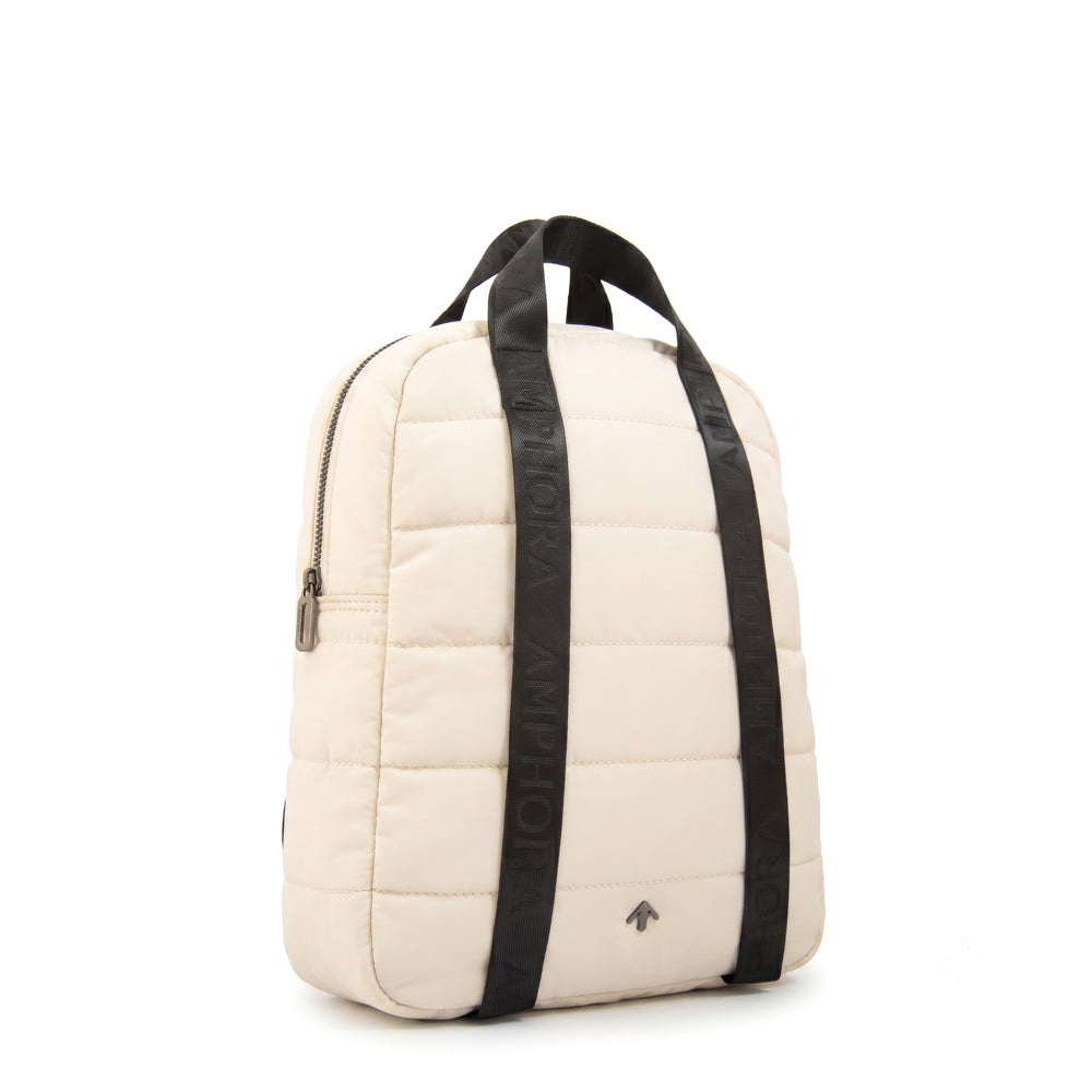 Mochila porta notebook simona grande blanco crudo