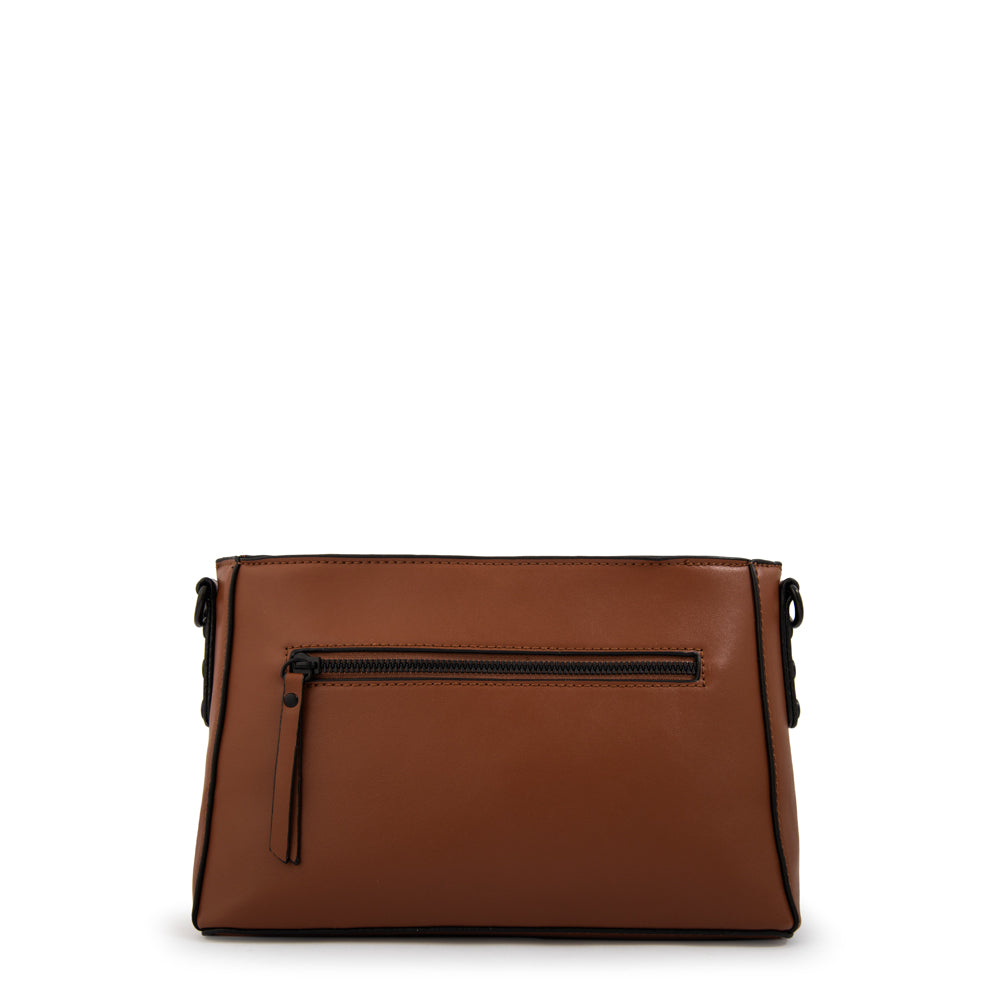 Cartera bandolera daniella pequeña café