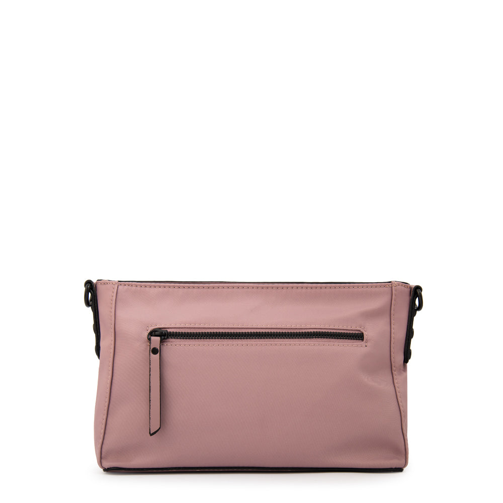 Cartera bandolera daniella pequeña rosa viejo