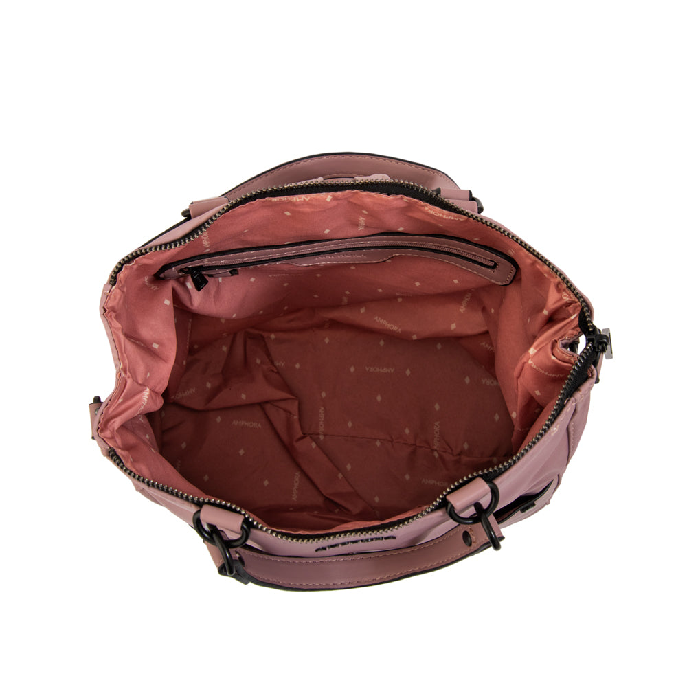 Mochila daniella mediana rosa viejo