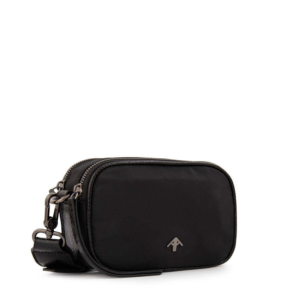 Cartera bandolera pricila pequeña negro