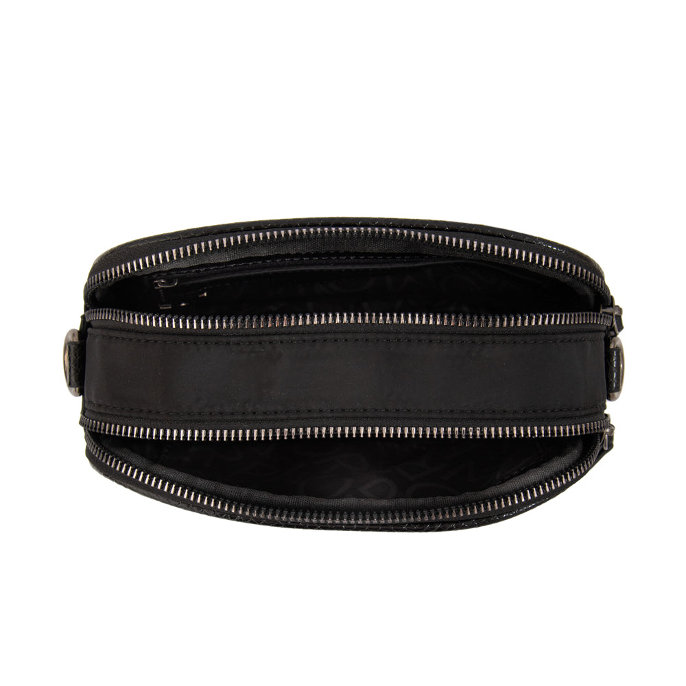Cartera bandolera pricila pequeña negro