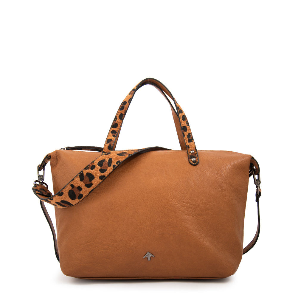 Cartera tote santana grande camel