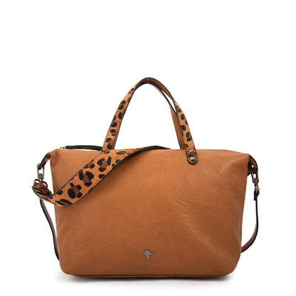 Cartera tote santana grande camel