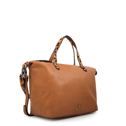 Cartera tote santana grande camel