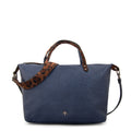 Cartera tote santana grande azul oscuro