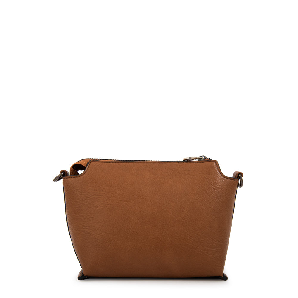 Cartera bandolera sabrina mediana café