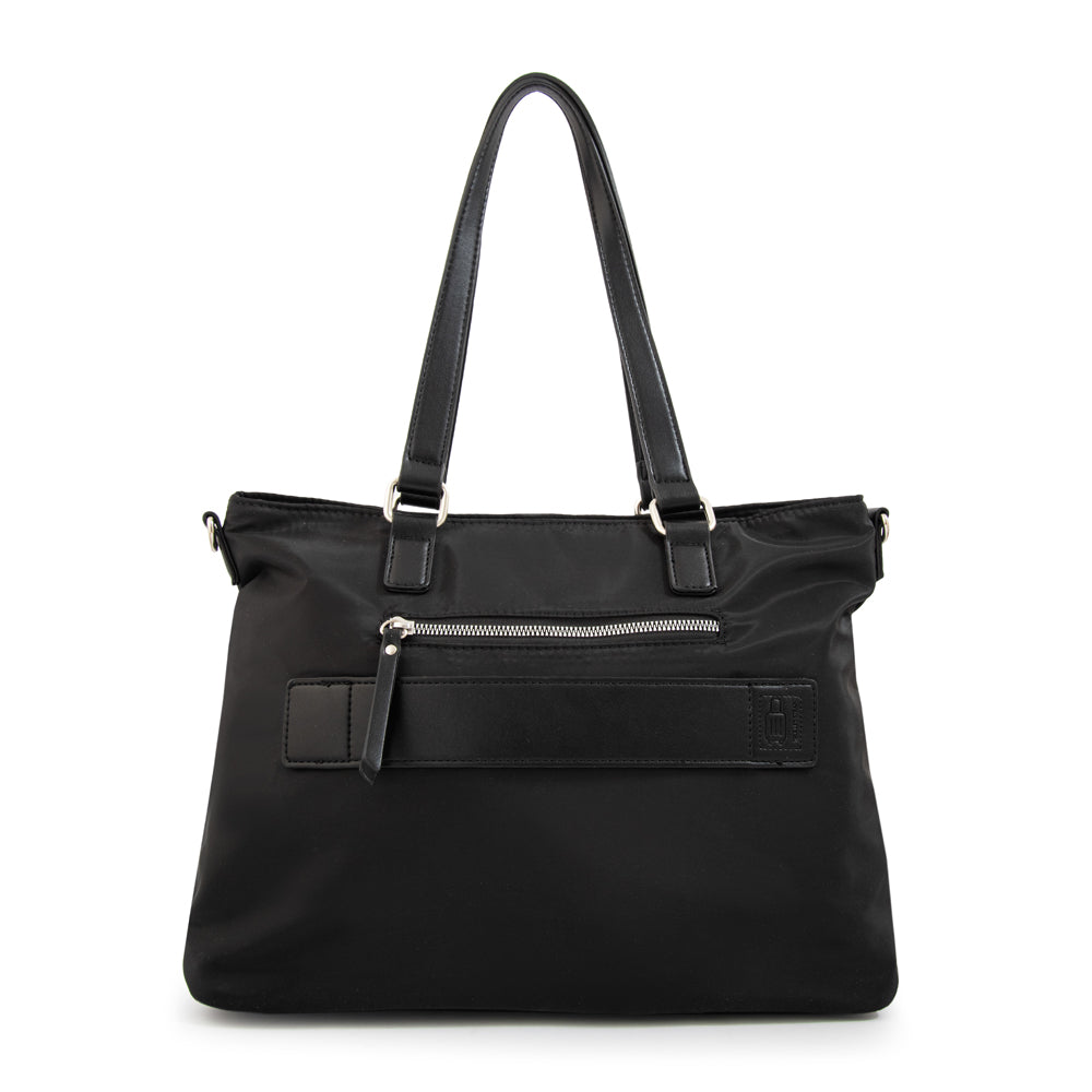 Cartera tote porta notebook allis negro