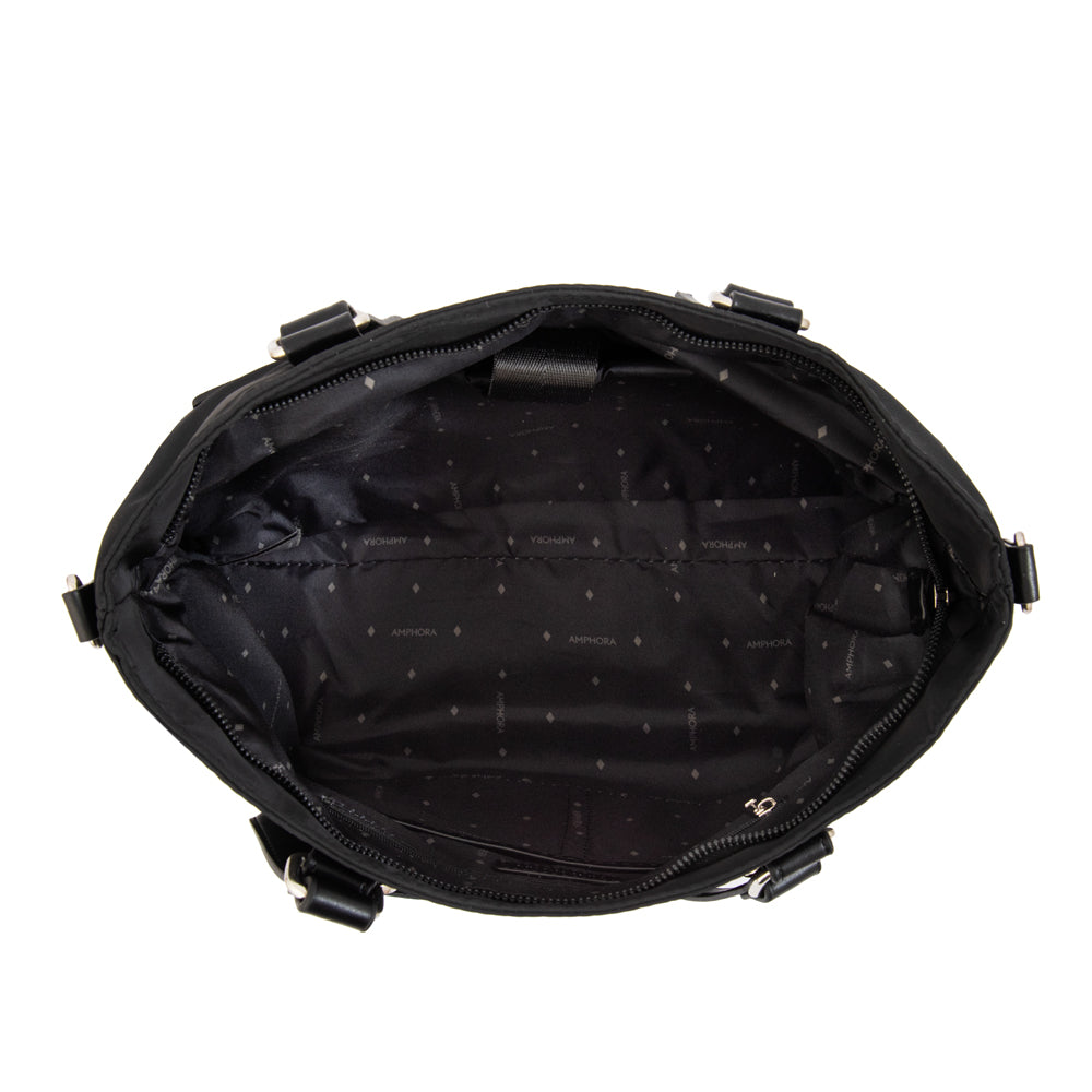 Cartera tote porta notebook allis negro