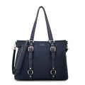 Cartera tote porta notebook allis azul oscuro