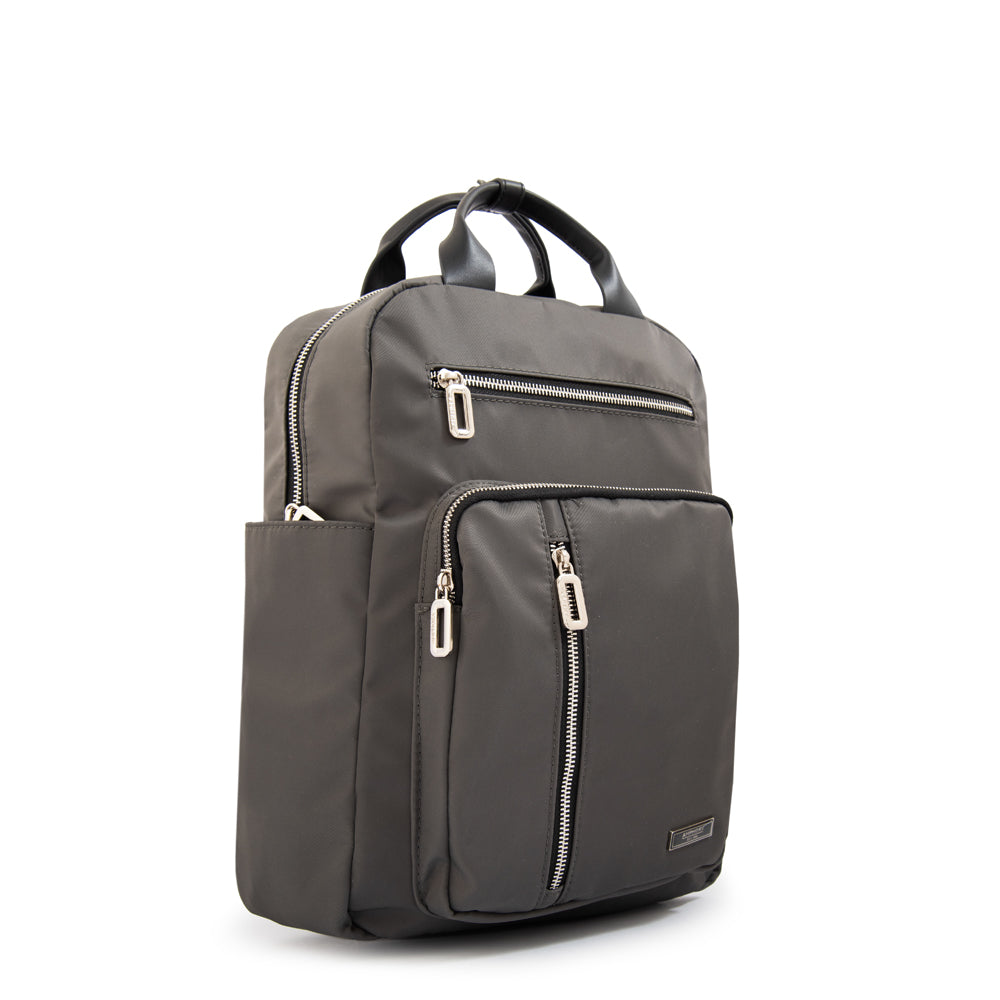 Mochila porta notebook mercier grande gris oscuro