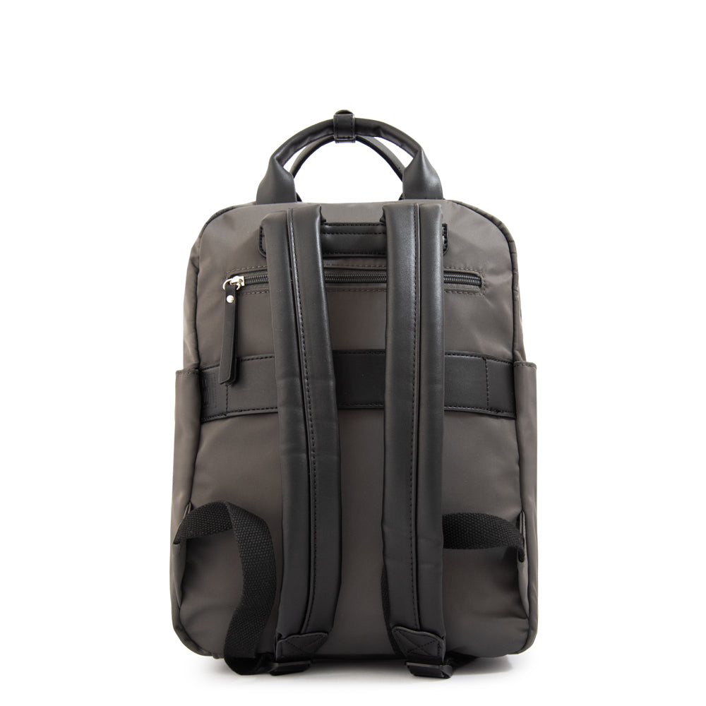 Mochila porta notebook mercier grande gris oscuro