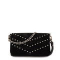 Cartera bandolera con tapa huber mediana negro