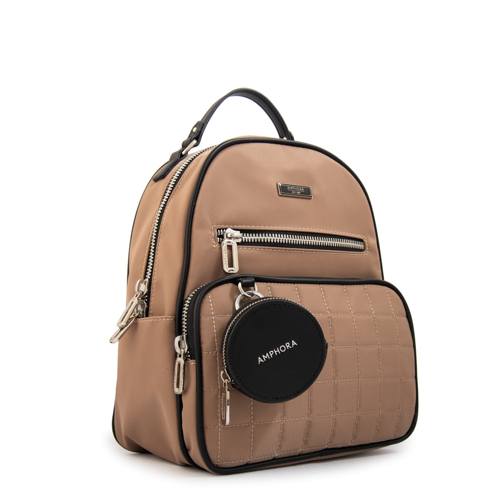 Mochila lambert mediana beige oscuro