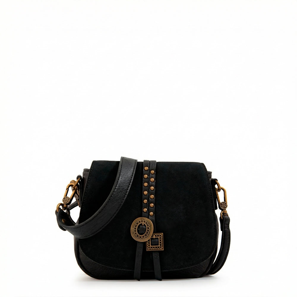 Cartera bandolera indonesia negro
