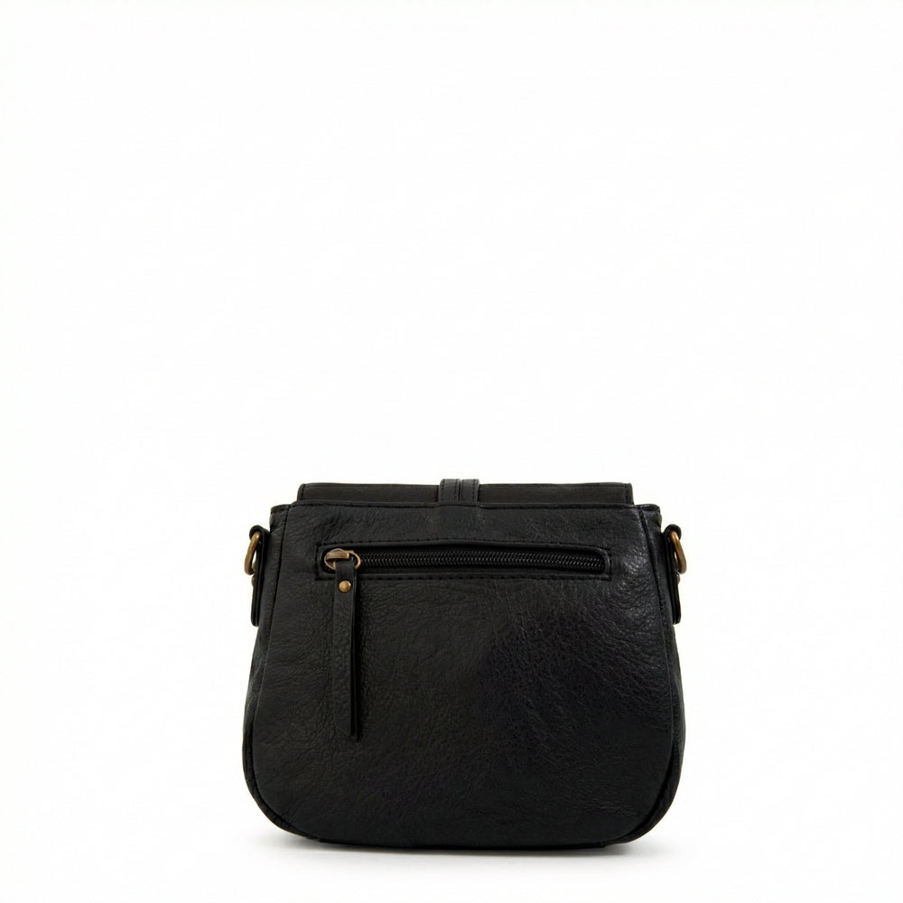 Cartera bandolera indonesia negro