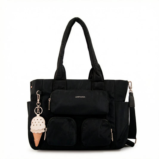 Cartera tote gelatto grande negro