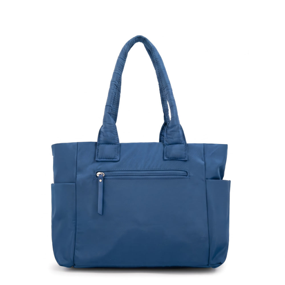Cartera tote gelatto azul