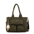 Cartera tote gelatto verde oliva