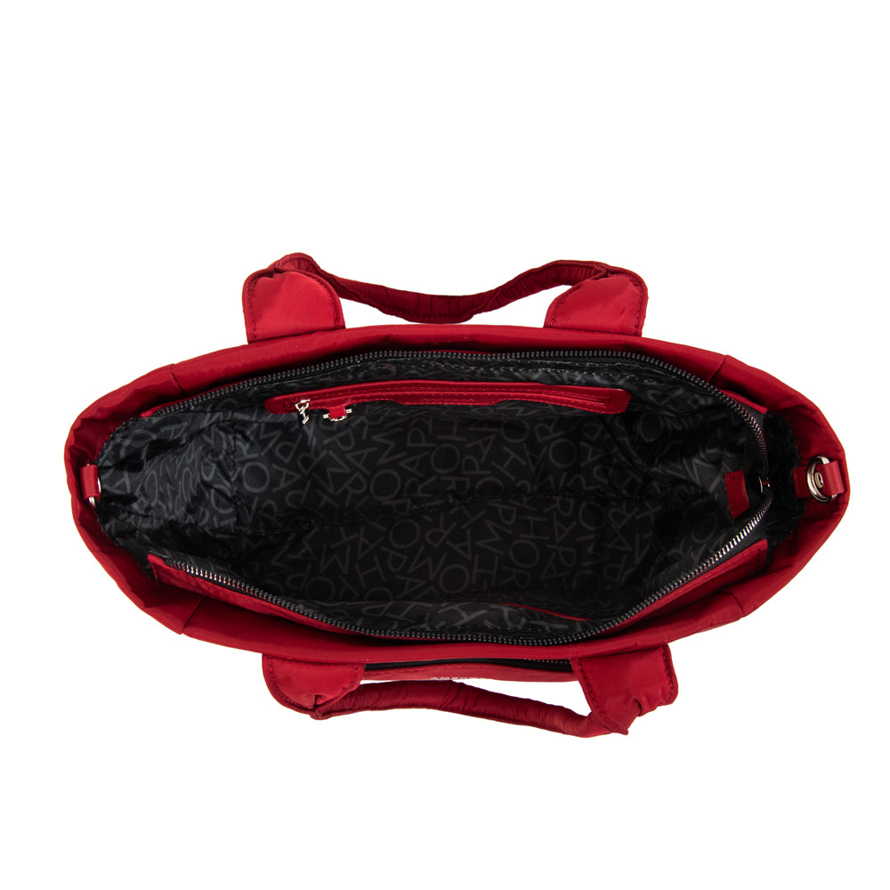 Cartera tote gelatto grande rojo oscuro
