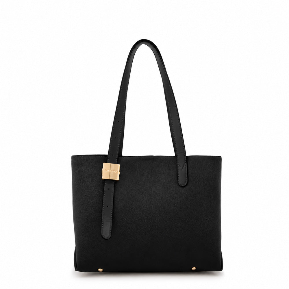 Cartera corte recto brisy grande negro