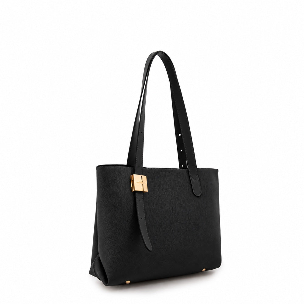 Cartera corte recto brisy grande negro