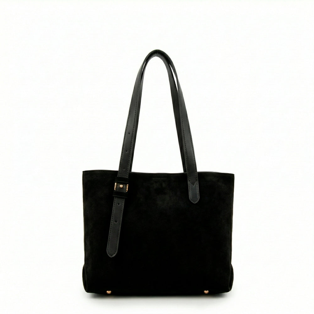 Cartera tote tres divisiones brisy grande negro