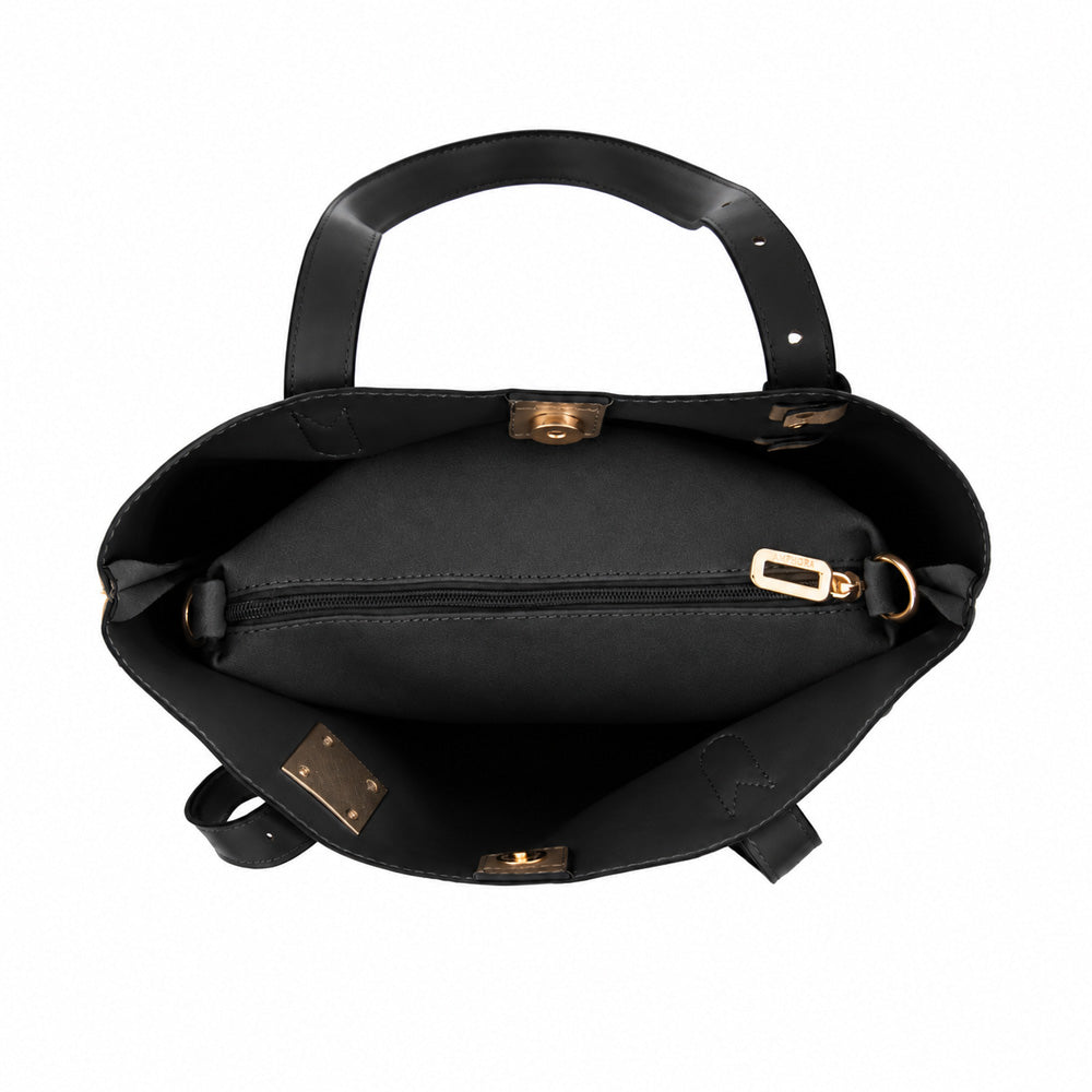 Cartera corte recto brisy grande negro