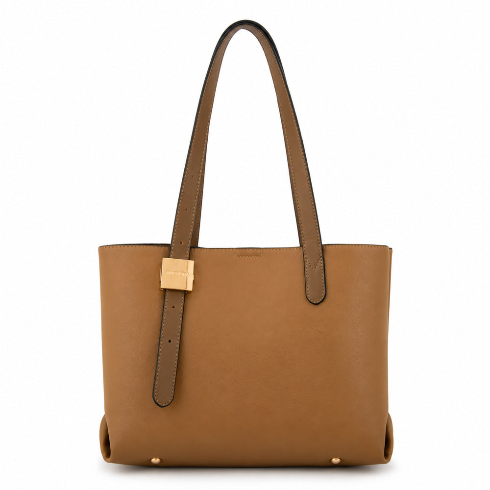 Cartera corte recto brisy grande camel