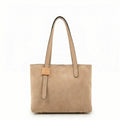 Cartera tote tres divisiones brisy grande camel