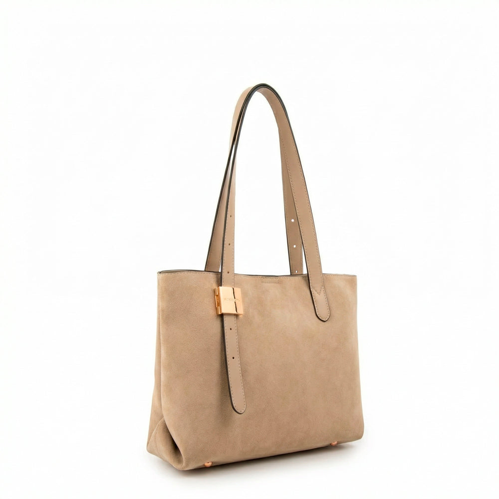 Cartera tote tres divisiones brisy grande camel