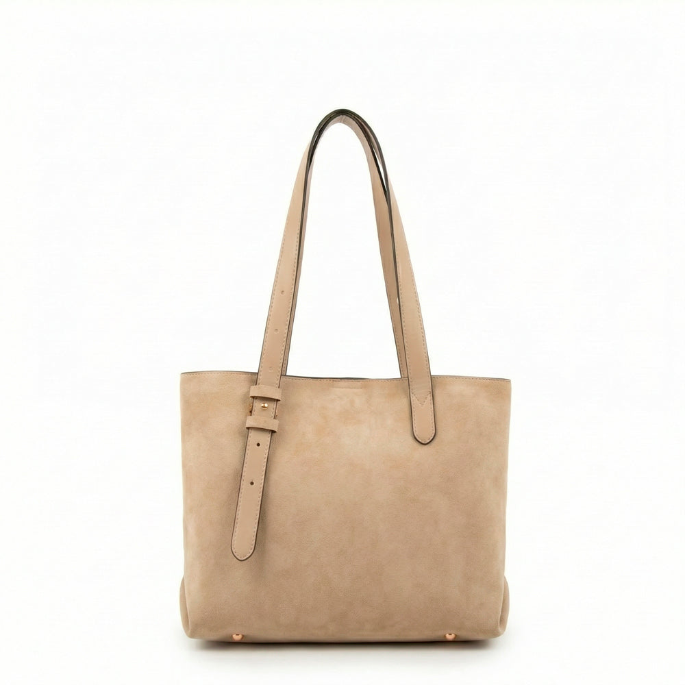 Cartera tote tres divisiones brisy grande camel